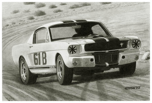 61B Jerry Titus 1965-66 Shelby Mustang 1/24-1/25 Scale Waterslide Decals – HIGHLINE
