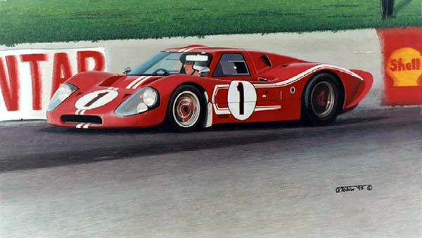 AP0002 Dan Gurney and A.J. Foyt's Le Mans Winning Ford GT-40, Mk. IV